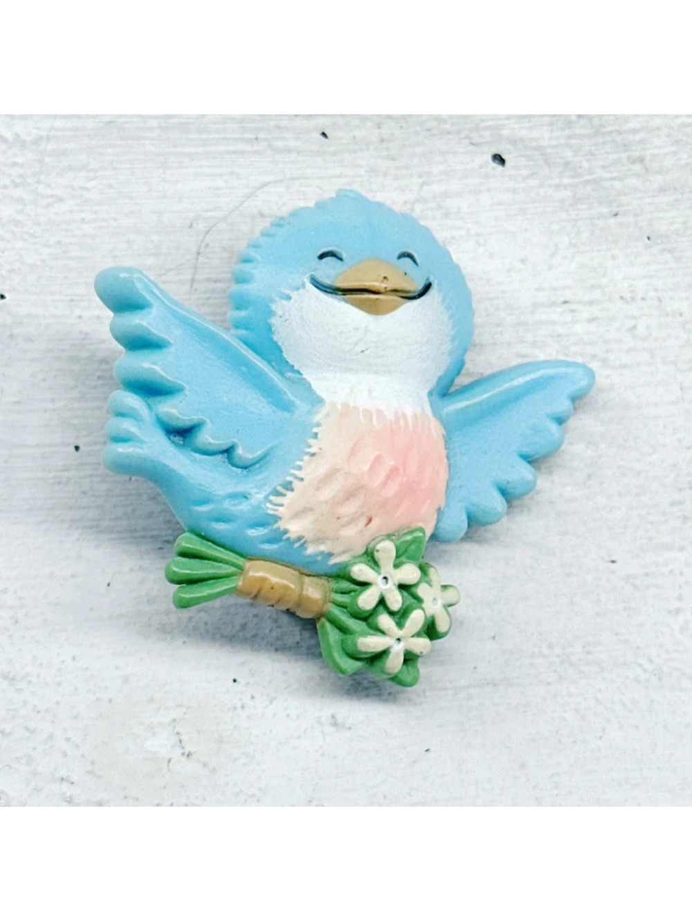 1056mc. Blue Bird Plastic Brooch